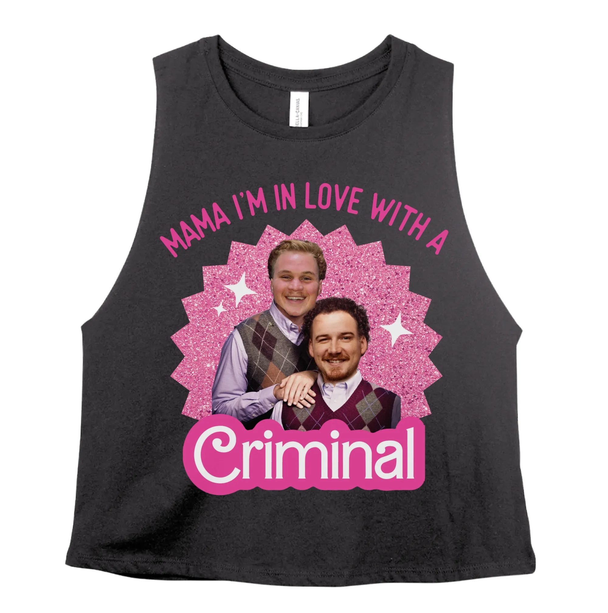 Bella Crop Mama I'm In Love With A Criminal Country Music Tank