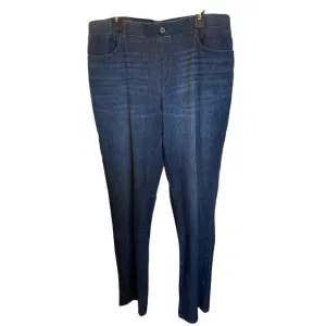 Betabrand Women’s Yoga Straight Leg Denim Jeans Size XXL Long