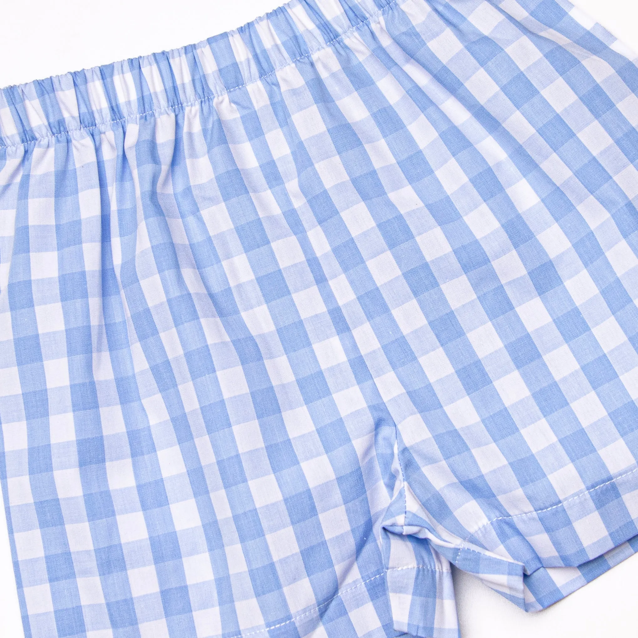 Big Brother Smocked Short Set, Blue