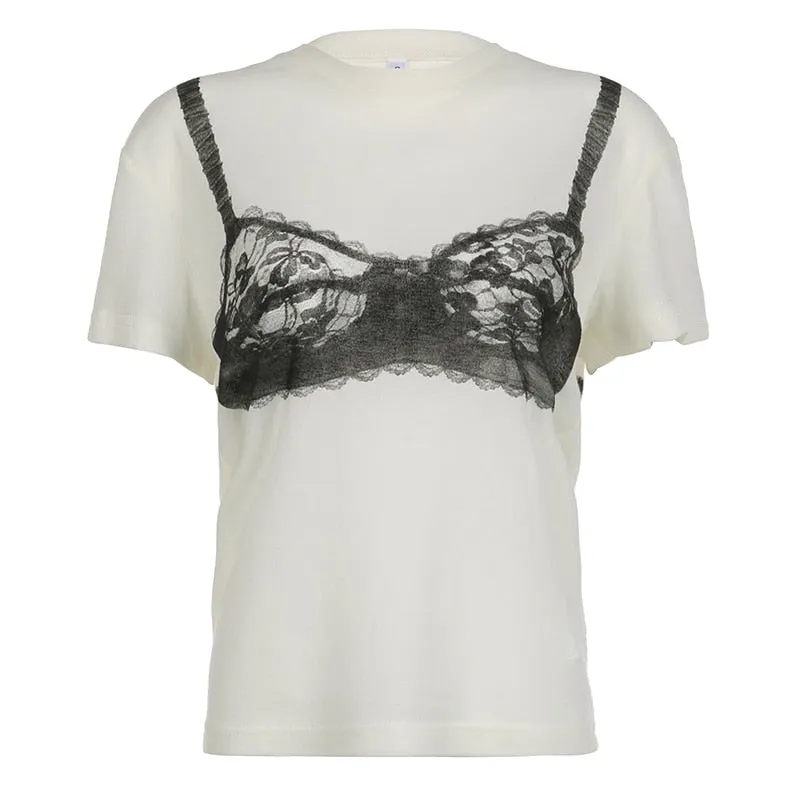 Black Lace Bra
