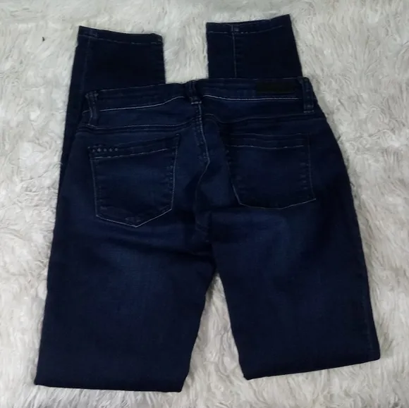 Blank NYC Dark Wash Low Rise Skinny Jeans