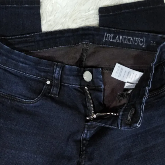 Blank NYC Dark Wash Low Rise Skinny Jeans