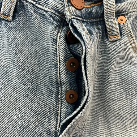 BLANKNYC High Rise Distressed Denim Shorts