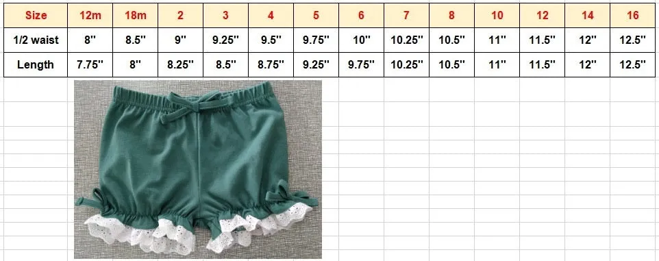 Bloomer Shorts (6 colorways)