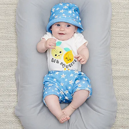 Blue Denim Stars Sun Hat