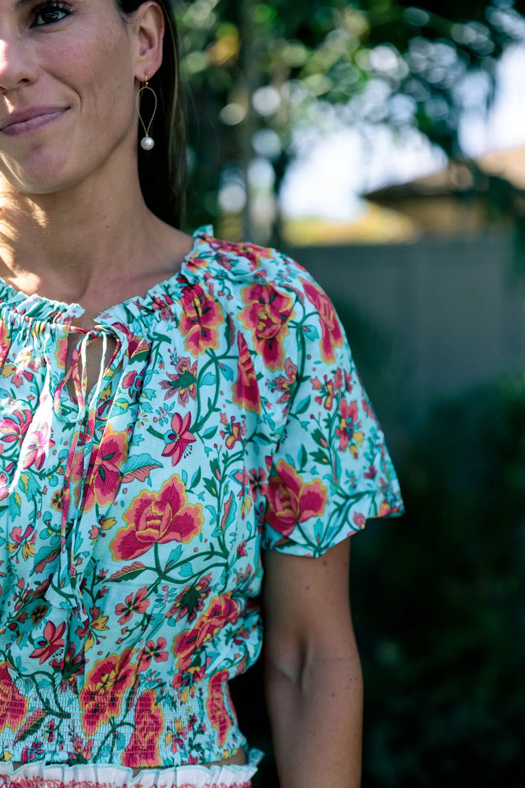 Boho Shorts Set for Mama