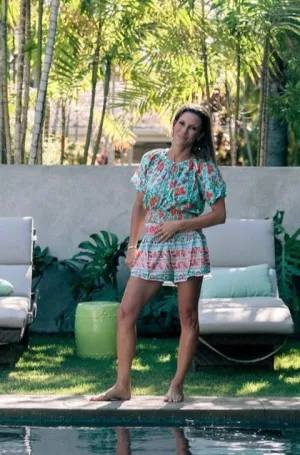Boho Shorts Set for Mama