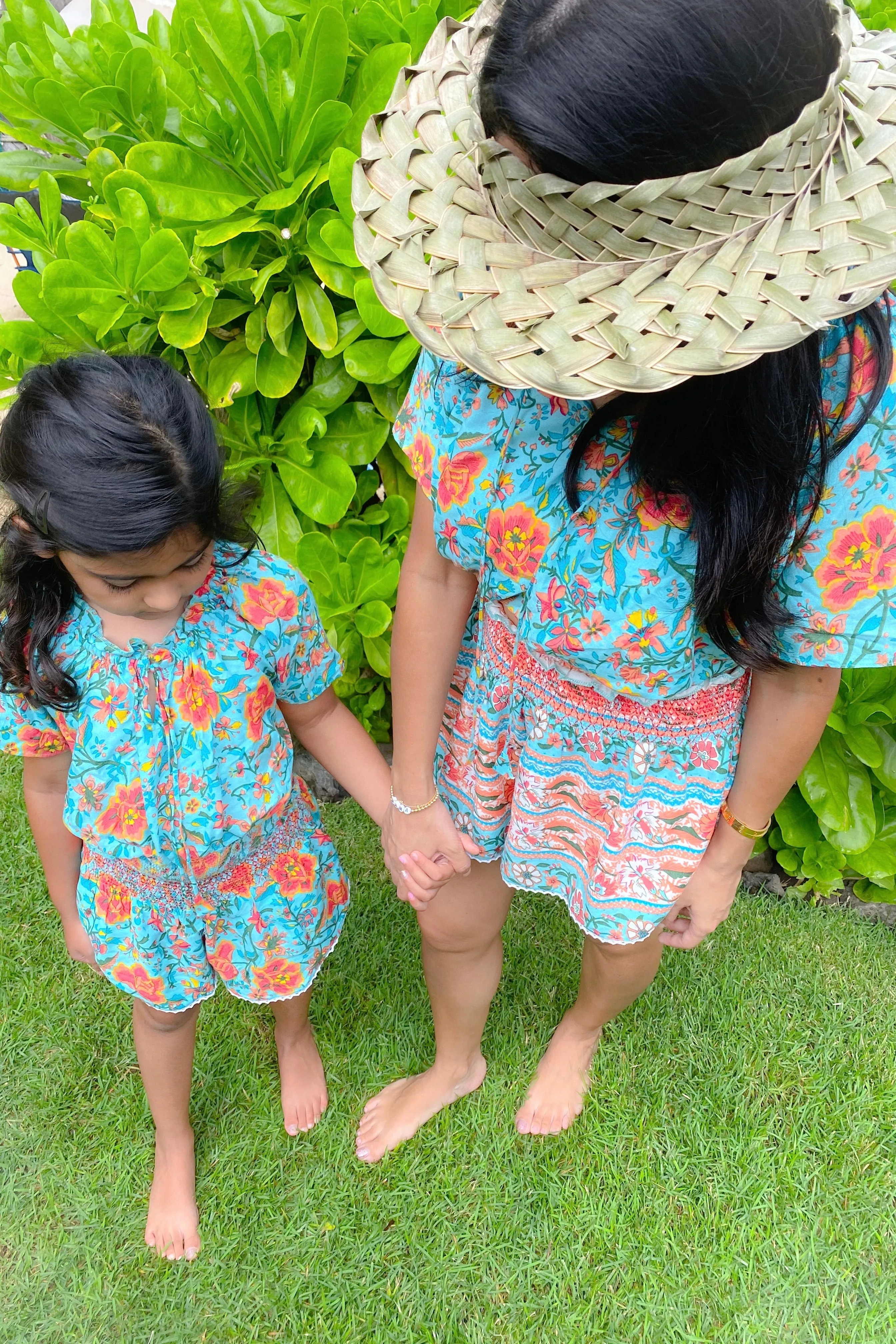 Boho Shorts Set for Mama