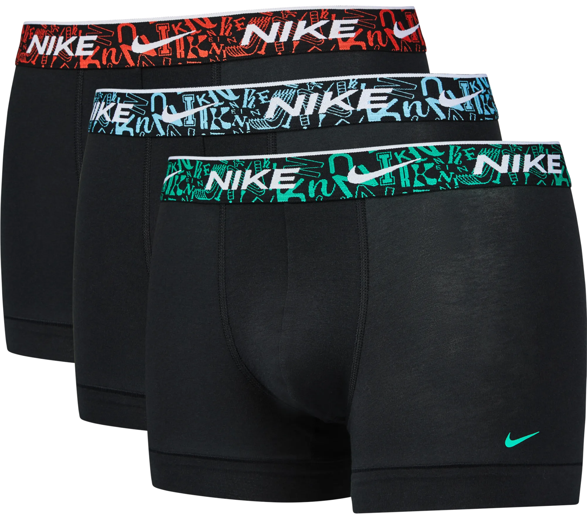 BOXER MUTANDE NIKE PRO SHORT MAN UOMO ADERENTE NERO x3