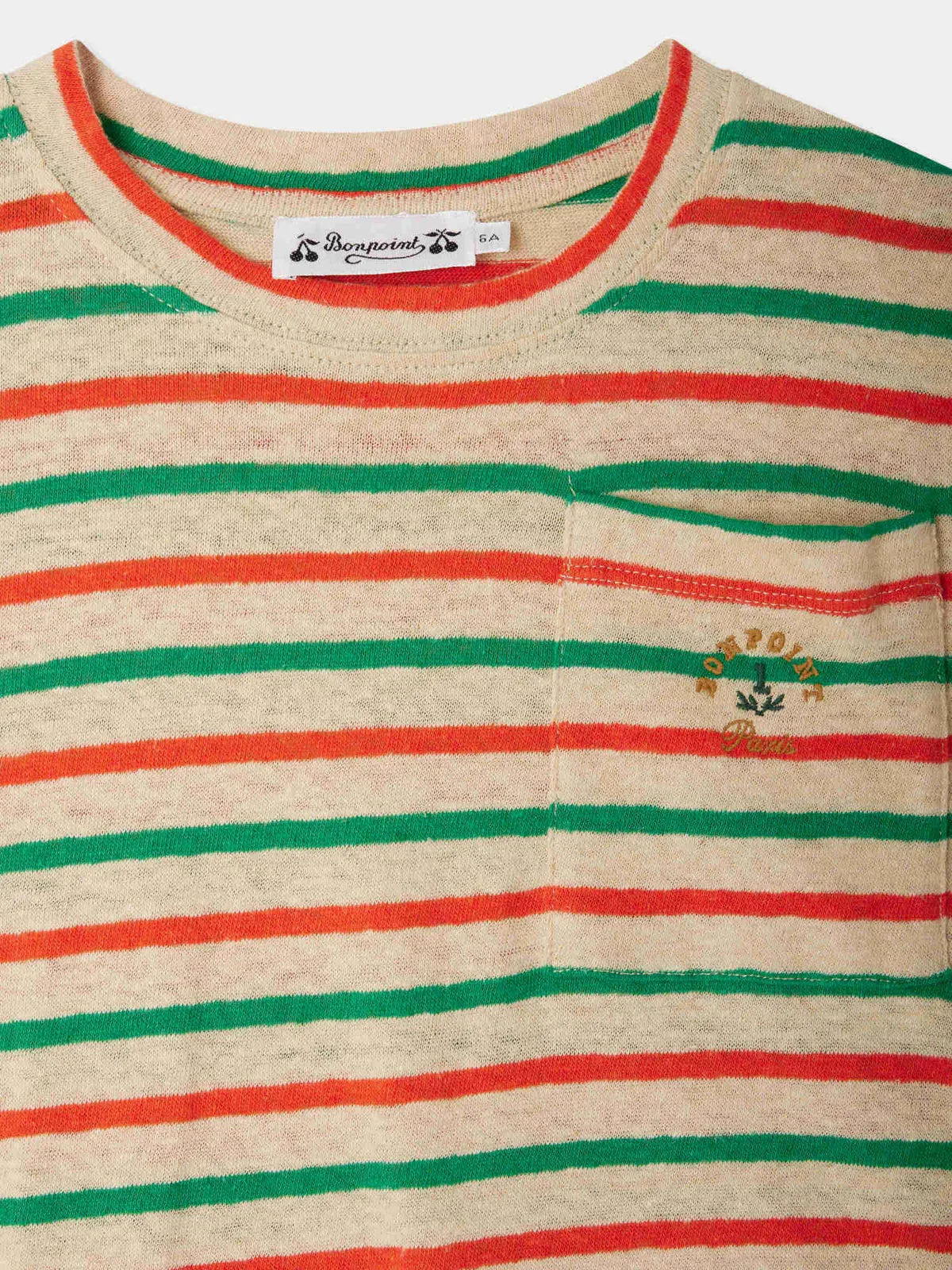 Boys Colorful Striped Cotton T-Shirt