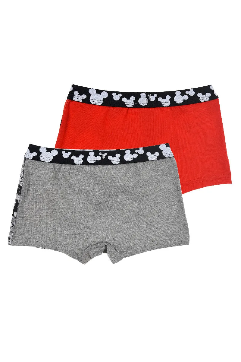 Boys Disney Mickey Mouse Boxer Shorts Organic Cotton