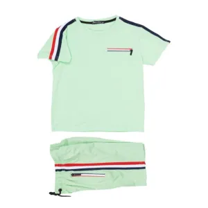Boys Mint Green Short Set