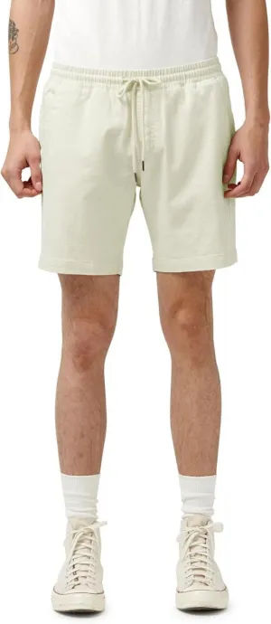 Buffalo David Bitton Men's Higgers Cotton Twill Blend Shorts Milk Off White 38