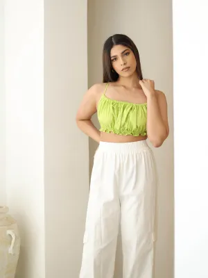 Bustier Detail Back Tieup Top