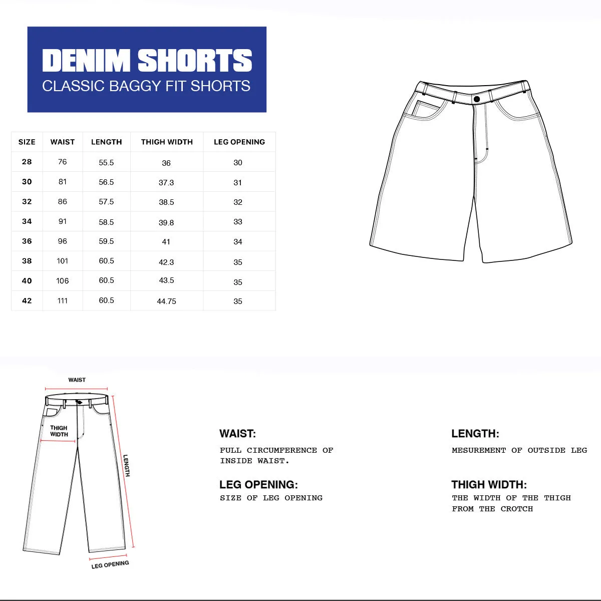 Butter Goods - Hound Denim Shorts Dark Indigo