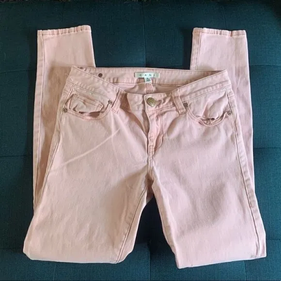 🎄CAbi | Style 224 Nectar Skinny Ankle Jeans in Bubblegum Pink