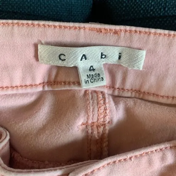 🎄CAbi | Style 224 Nectar Skinny Ankle Jeans in Bubblegum Pink