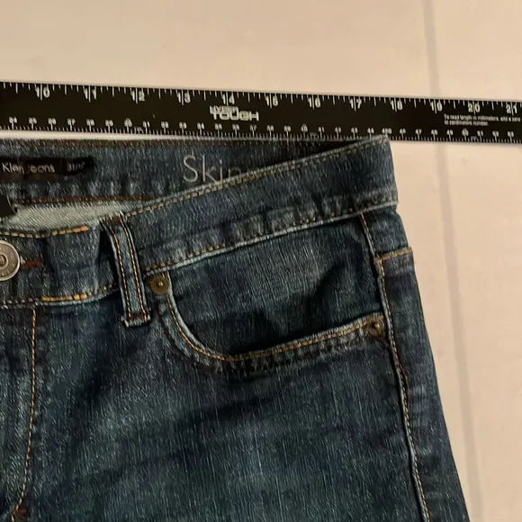 Calvin Klein Jeans size 31 / 12 blue classic straight skinny jeans