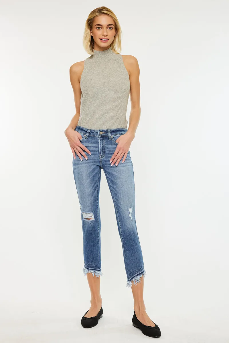Camila Mid Rise Ankle Skinny Jeans