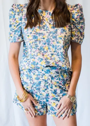 Cape Cod Blue Floral Blouse