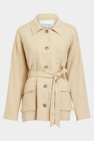Cargo Jacket in Sand