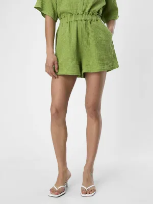Carina Cotton Shorts - Peridot