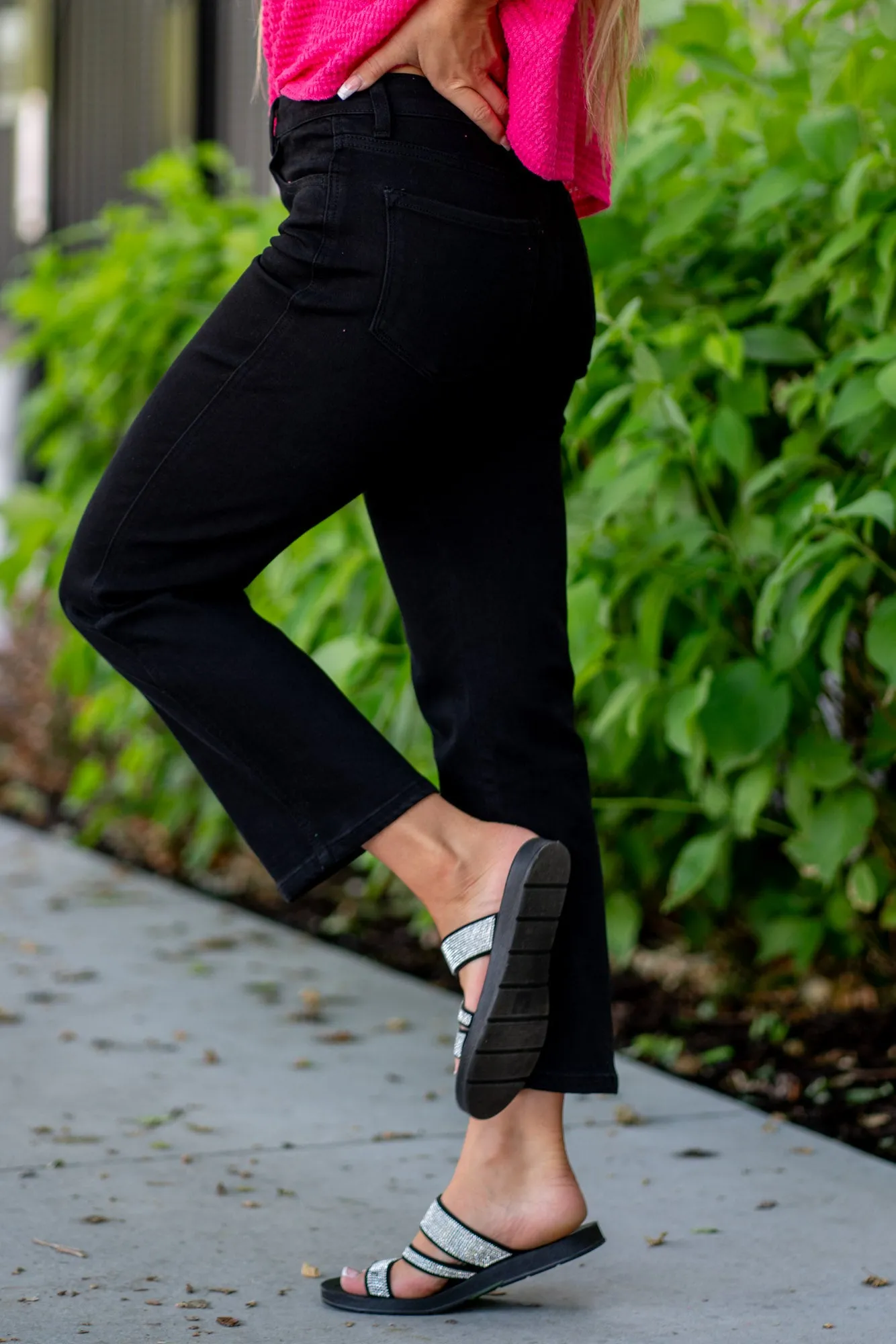 Catchy High Rise Ankle Straight