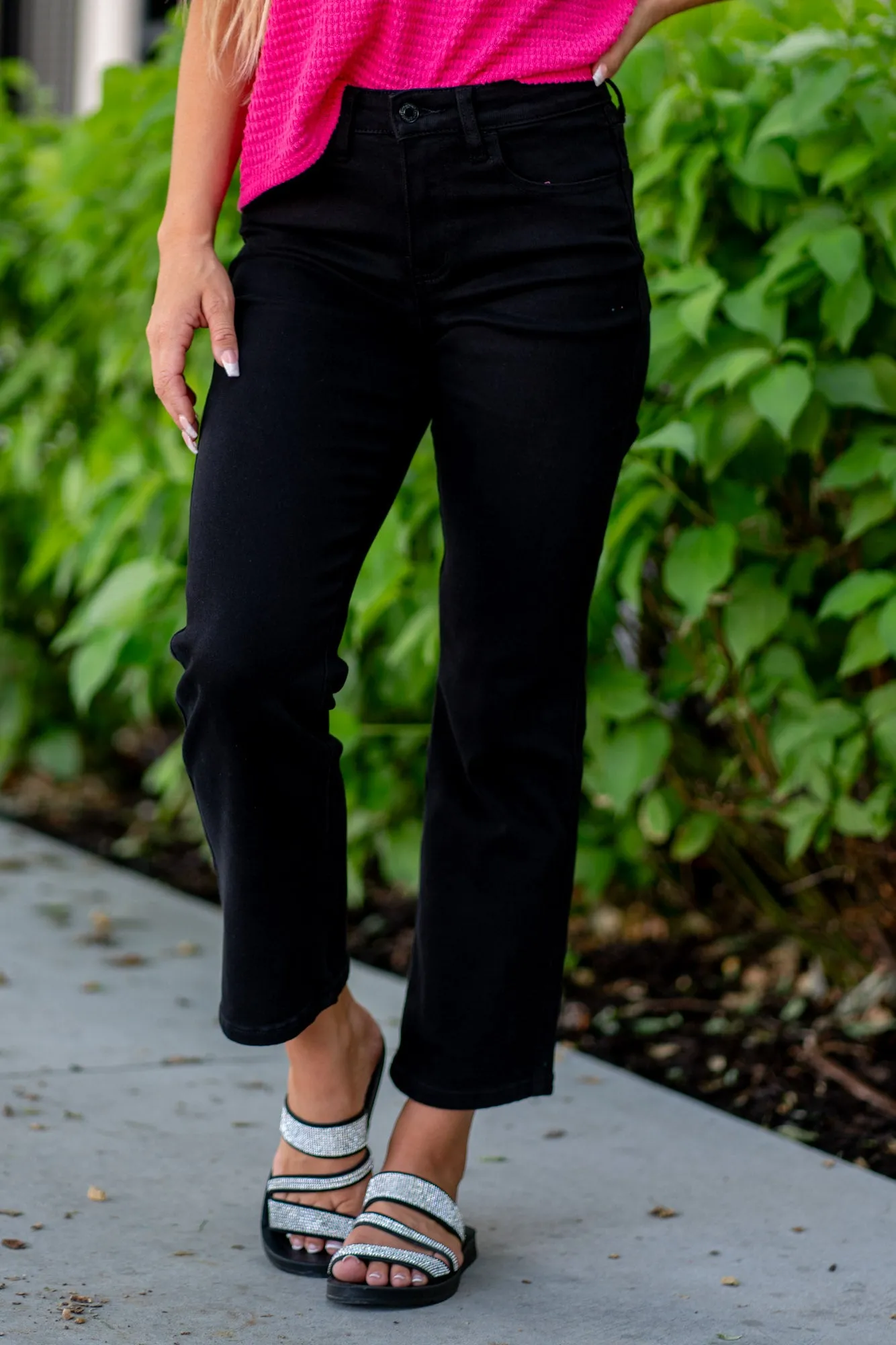 Catchy High Rise Ankle Straight