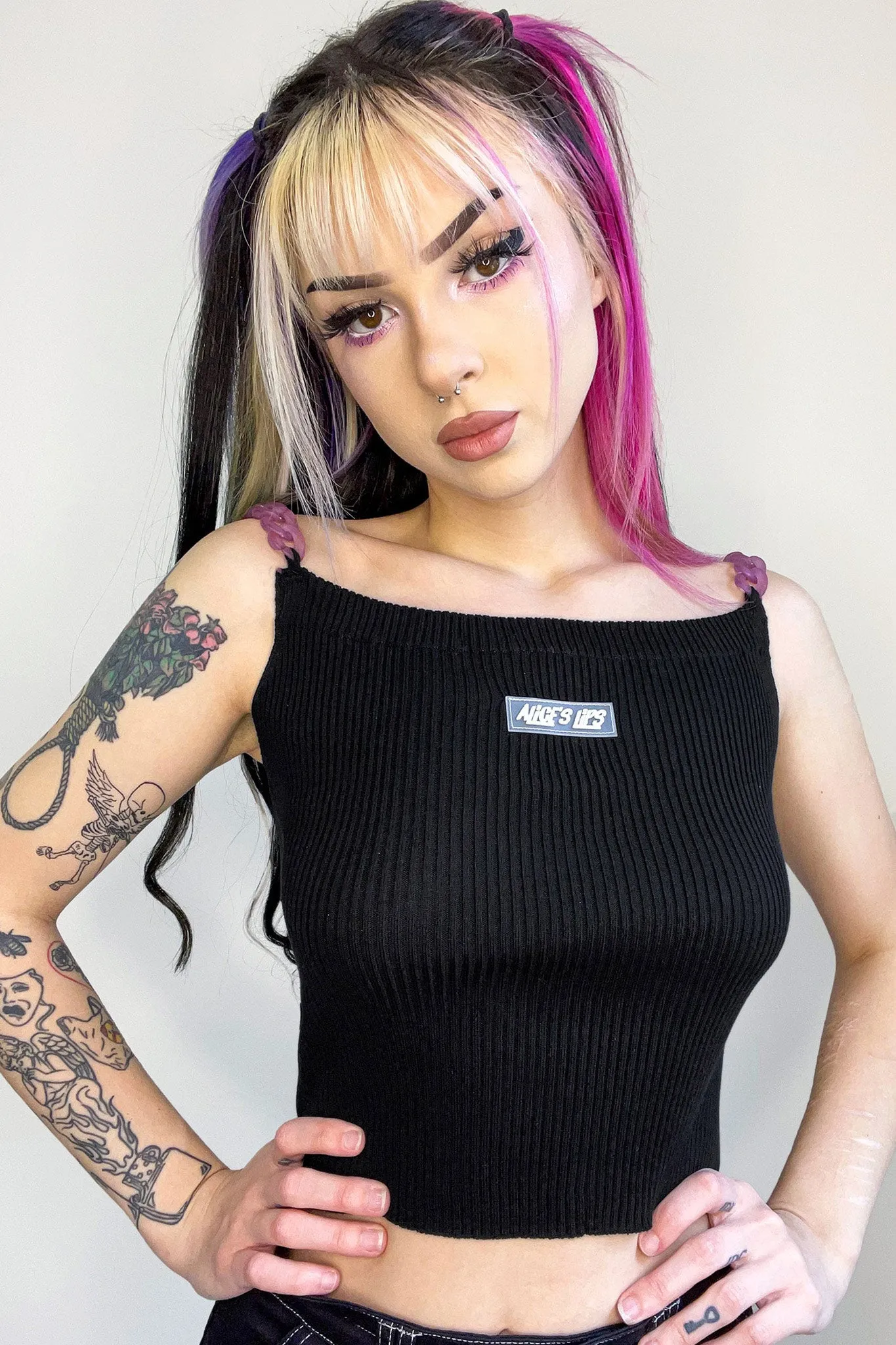 Chain Of Fools Crop Top