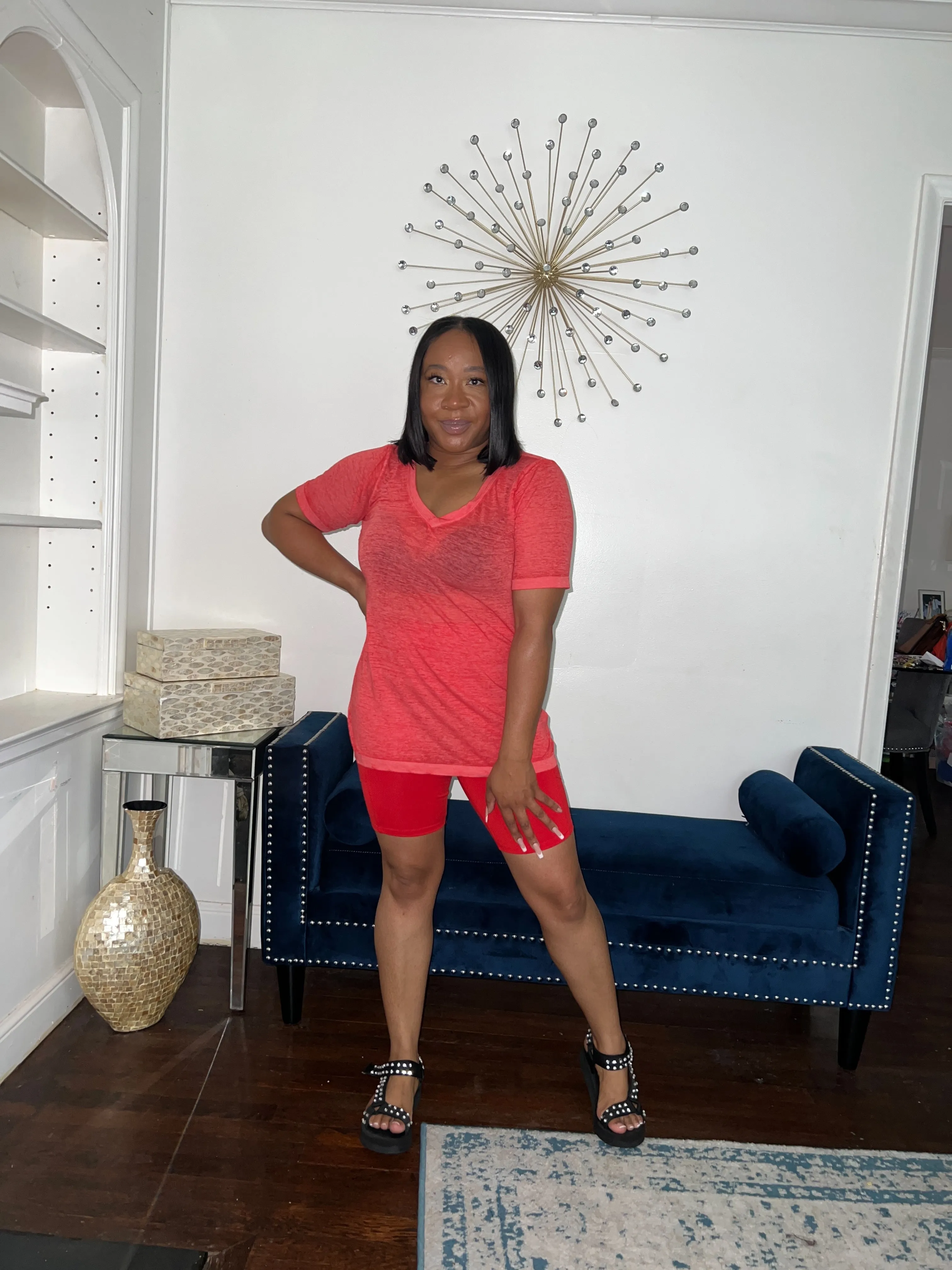Chill Short Set- Red