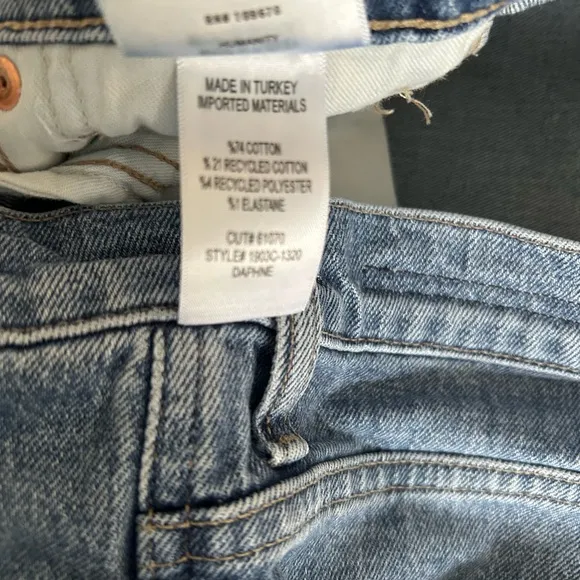 Citizens of Humanity Daphne Jeans Full Length Straight Leg 27 Shadow Bloom