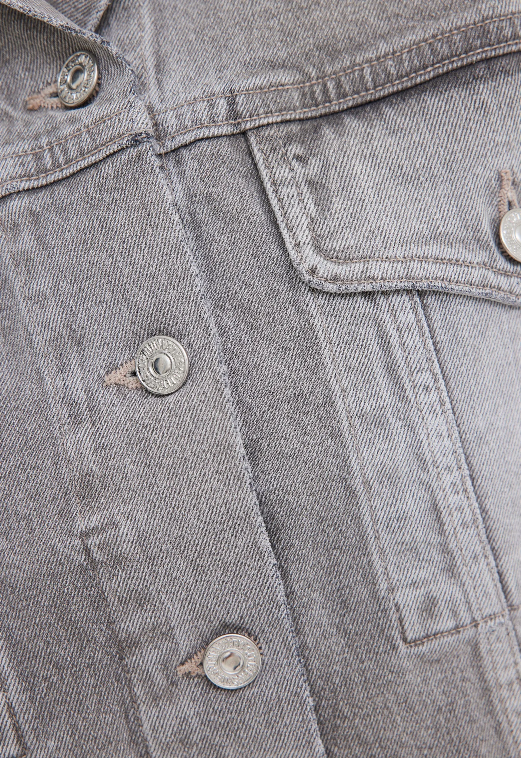Citizens of Humanity Quira Puff Denim Jacket - Quartz Grey