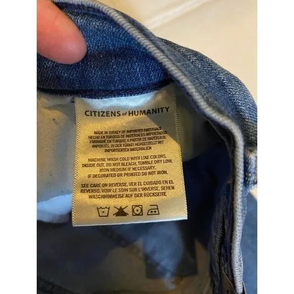 Citizens of Humanity Rocket High Rise Skinny Split Hem Ankle Jeans - Sz 30