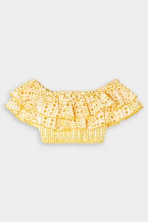 Clara Top in Solar Yellow