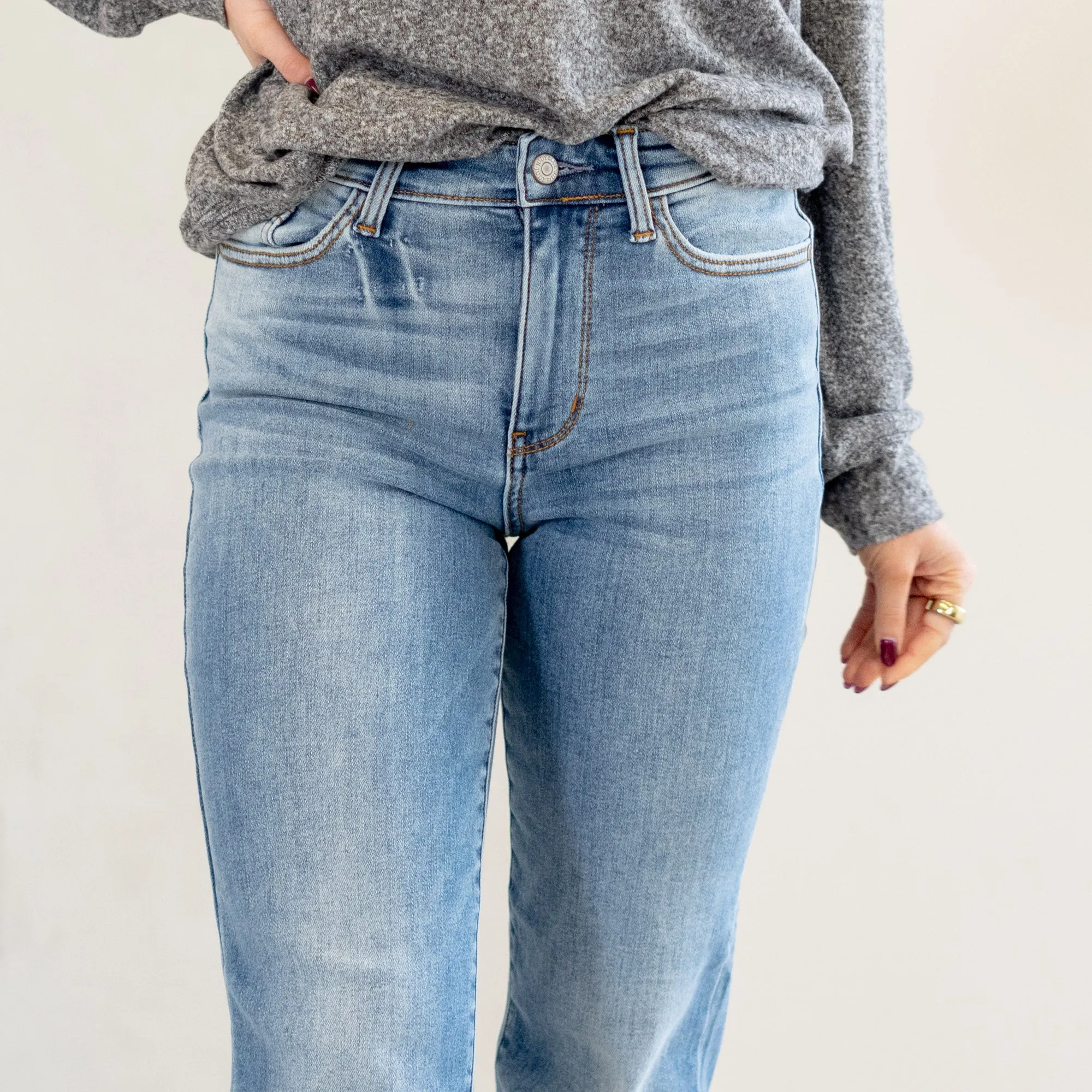 Cloud Nine Vintage Wash Straight Leg Regular & Plus Sizes