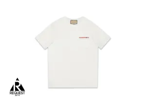 Cotton Embroidery Tee "White"