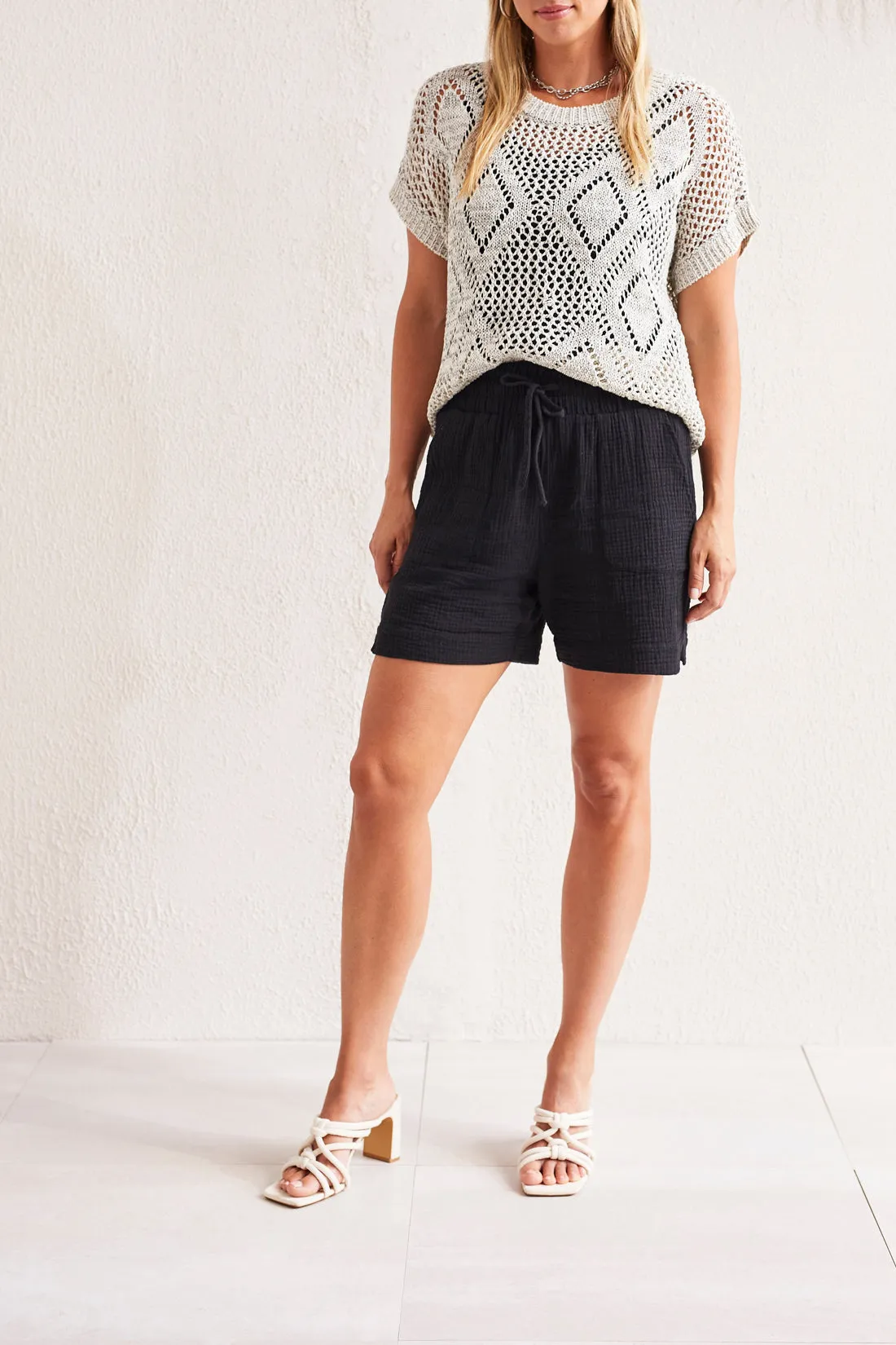 Cotton Gauze Shorts
