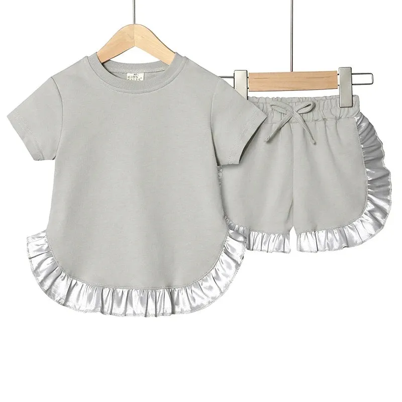 Cotton T-shirt and Shorts Set