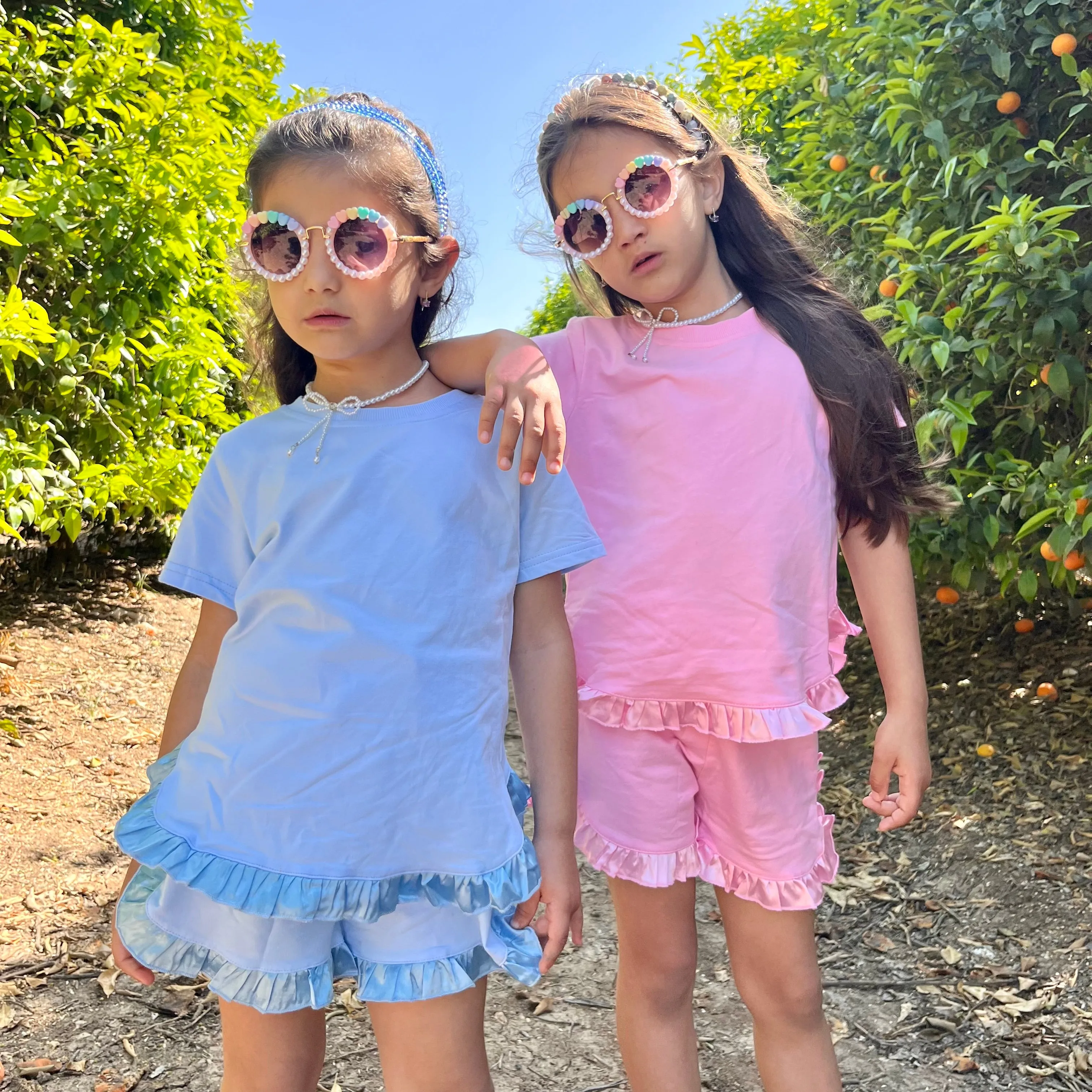 Cotton T-shirt and Shorts Set
