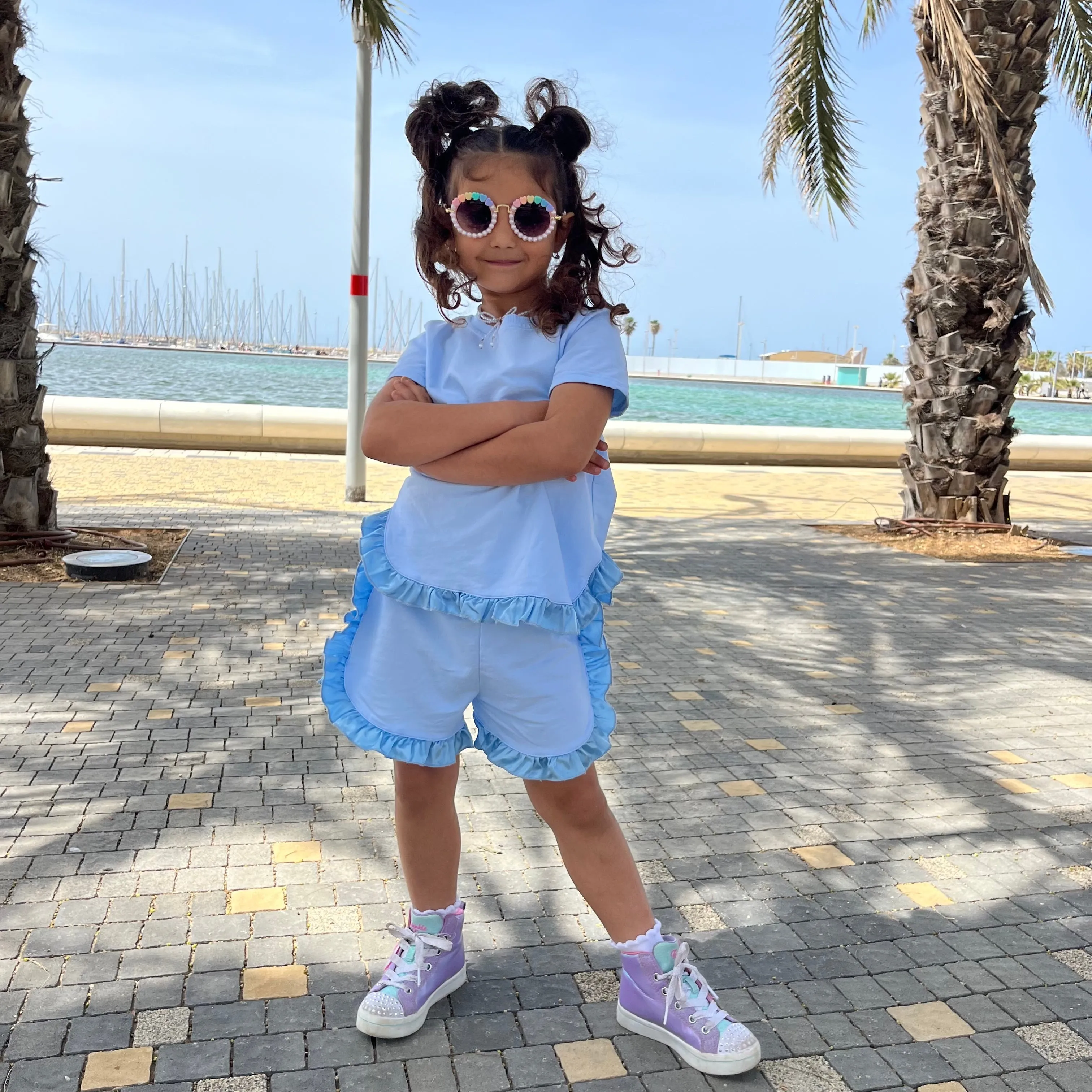 Cotton T-shirt and Shorts Set