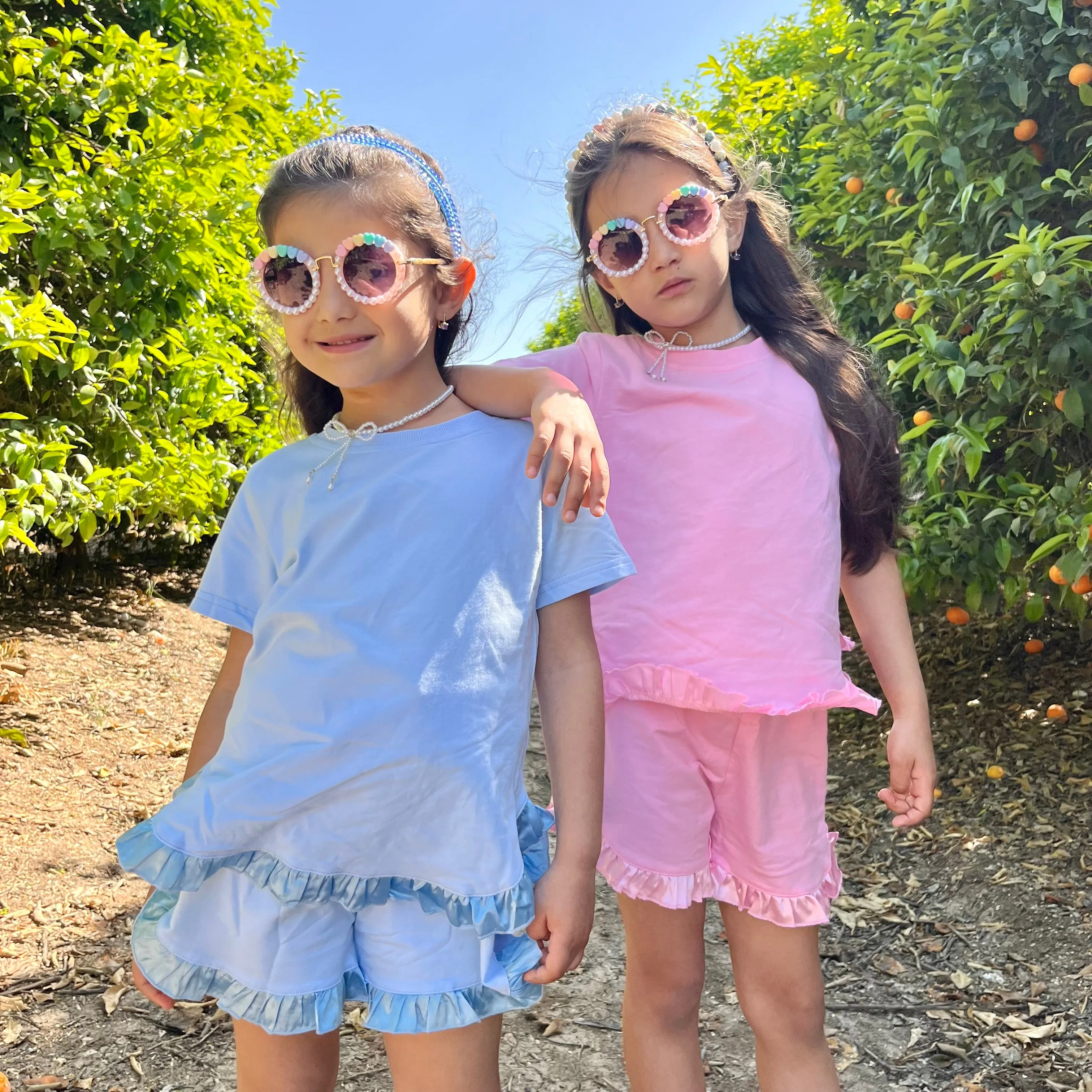 Cotton T-shirt and Shorts Set
