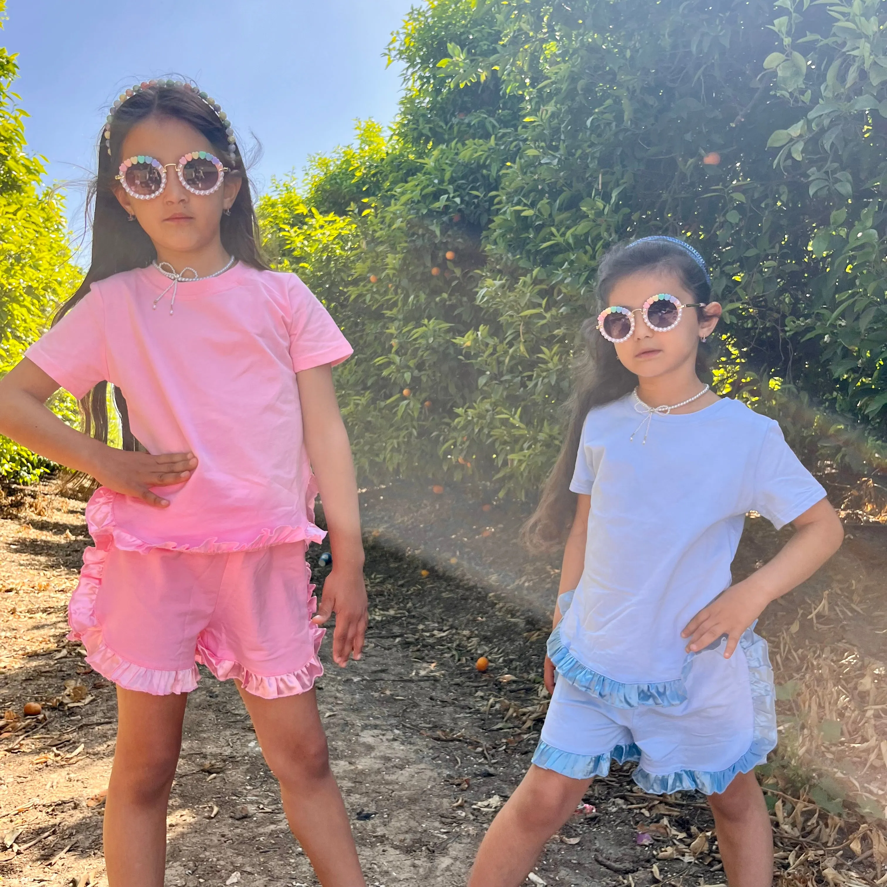 Cotton T-shirt and Shorts Set