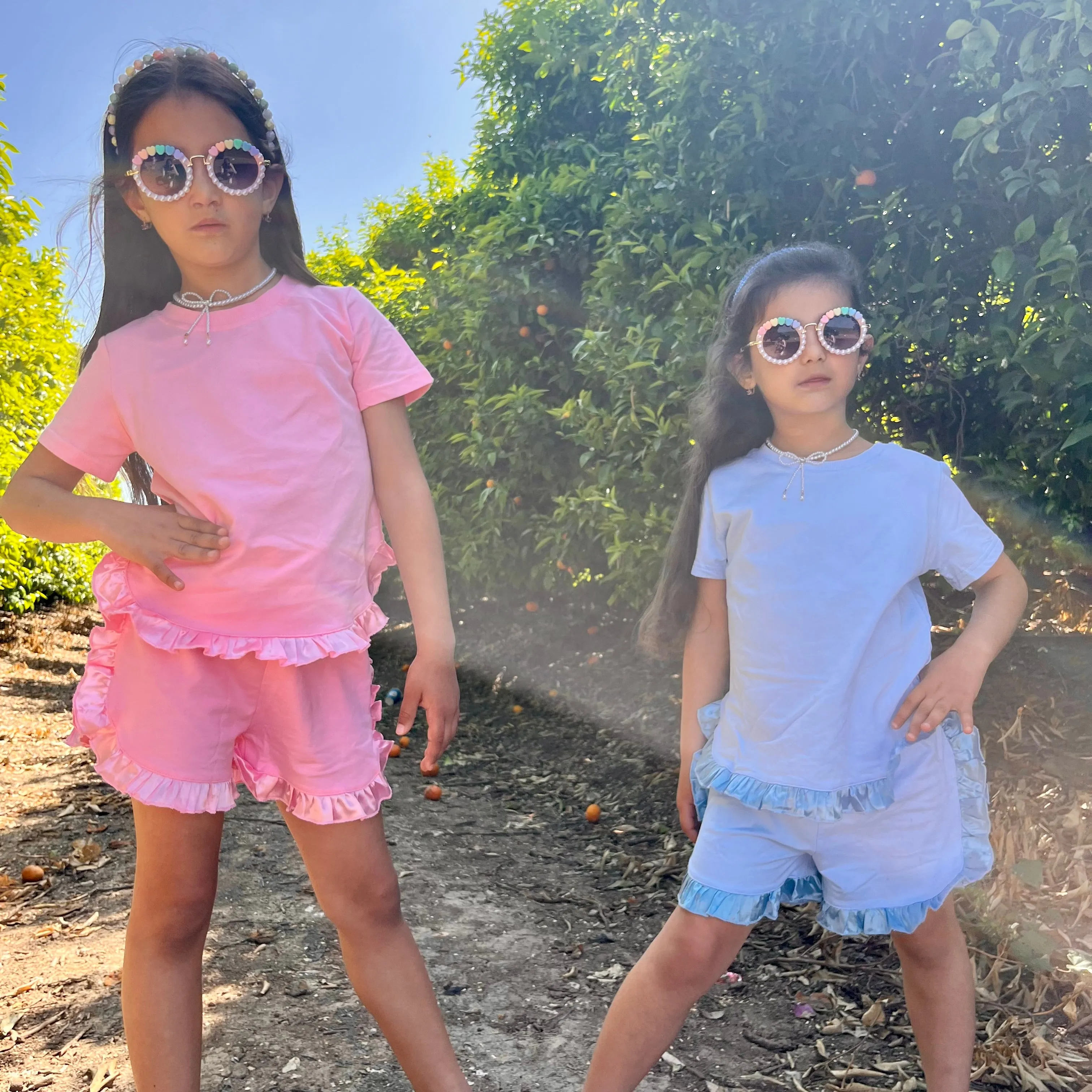Cotton T-shirt and Shorts Set
