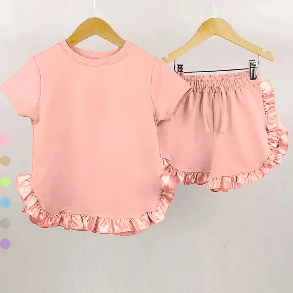 Cotton T-shirt and Shorts Set