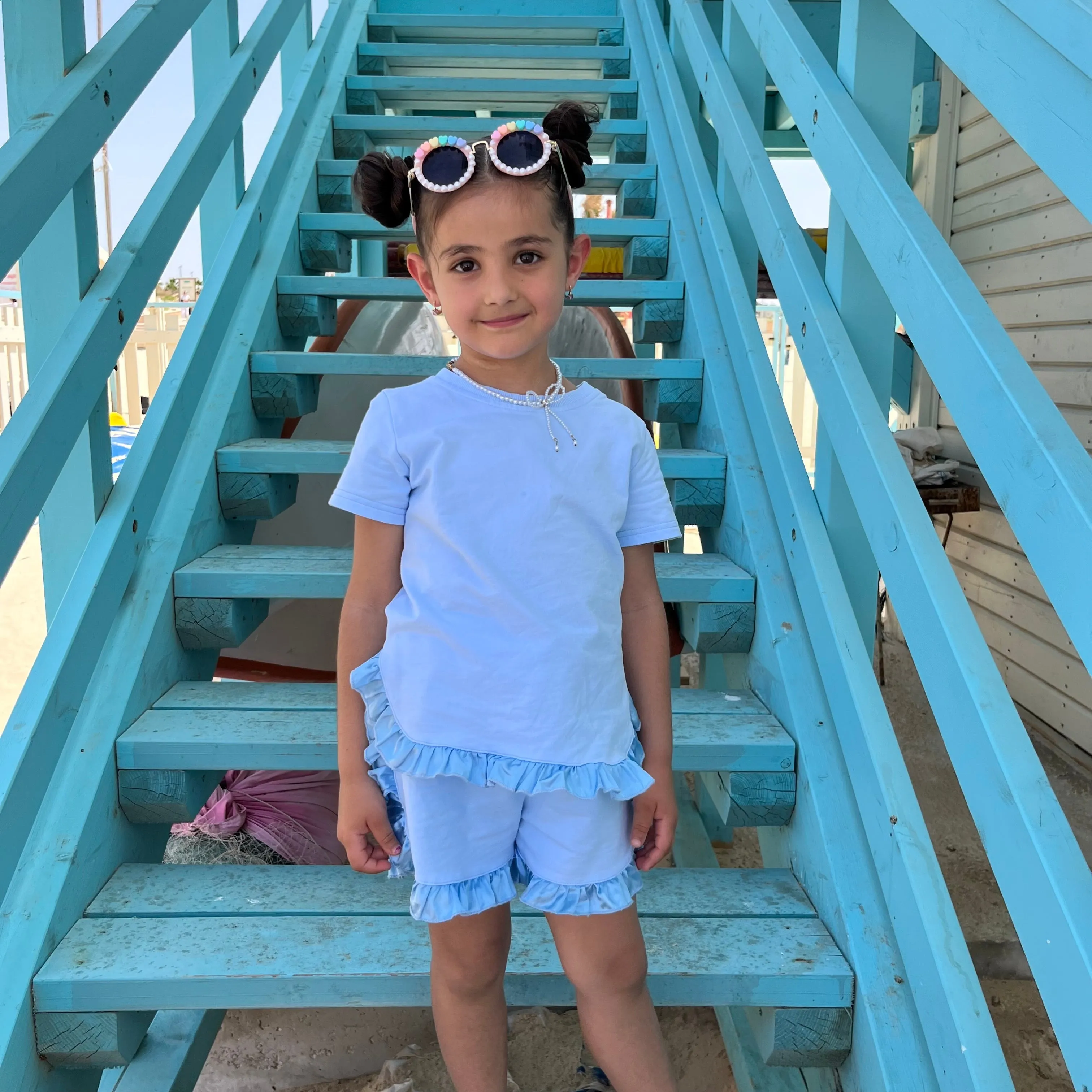 Cotton T-shirt and Shorts Set