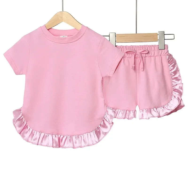 Cotton T-shirt and Shorts Set