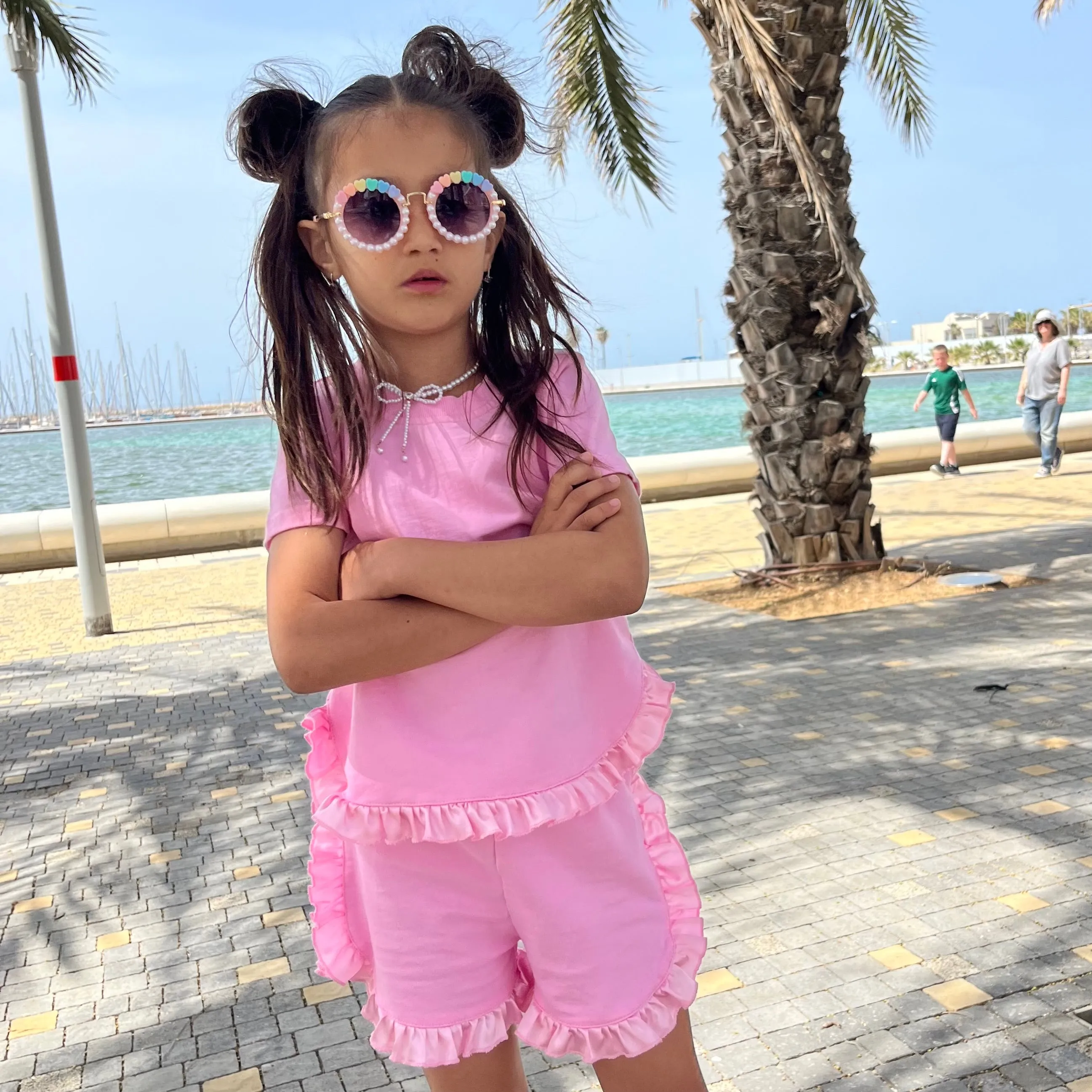Cotton T-shirt and Shorts Set