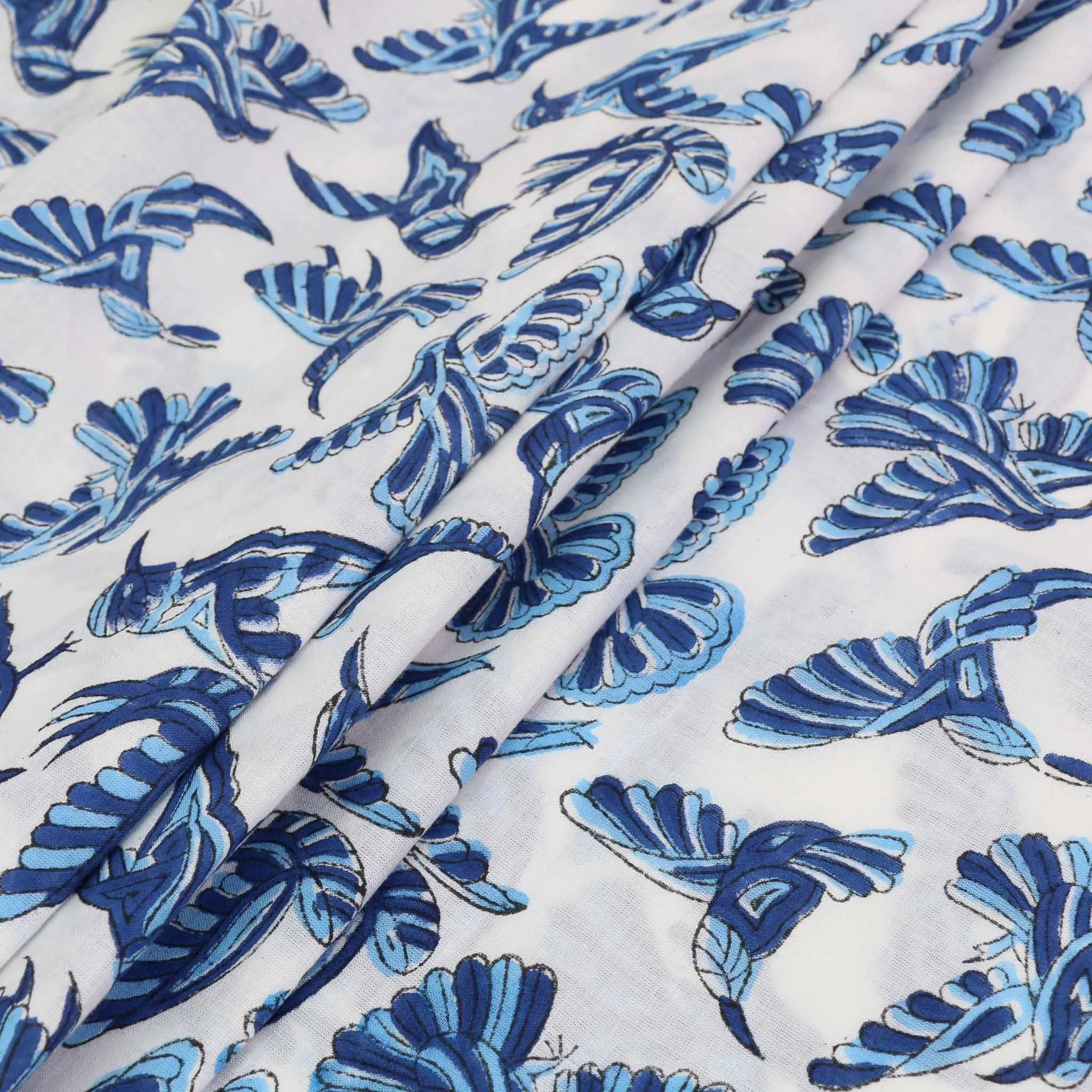 Cotton Voile - Hand block print