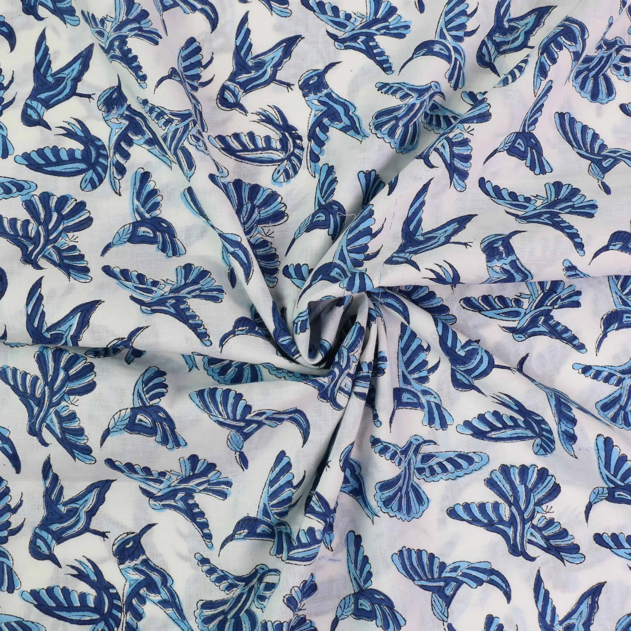 Cotton Voile - Hand block print