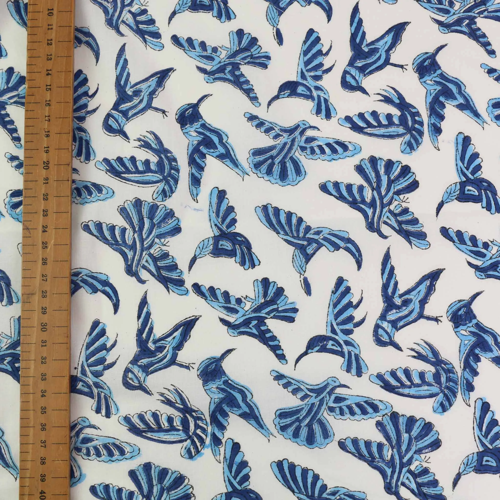 Cotton Voile - Hand block print